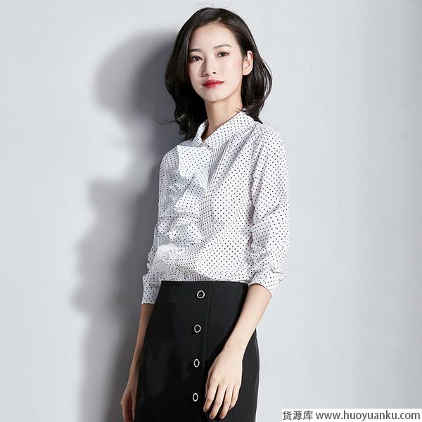 春风吹花儿醉，甜美淑女风衬衫迷了谁-第7张图片-货源库