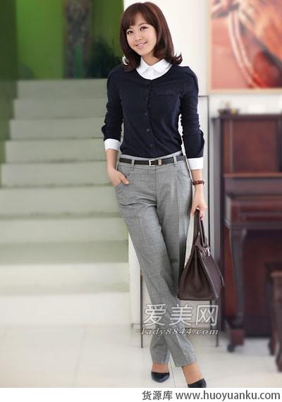 气质西裤诠释OL时尚韵味-第1张图片-货源库 气质西裤诠释OL时尚韵味-第1张图片-货源库