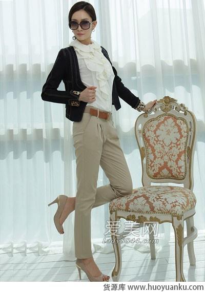 气质西裤诠释OL时尚韵味-第3张图片-货源库 气质西裤诠释OL时尚韵味-第3张图片-货源库
