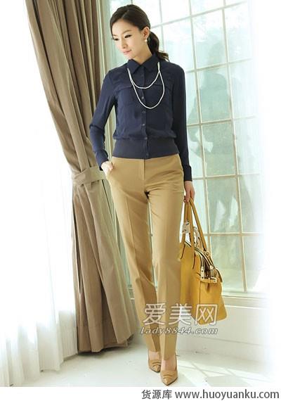 气质西裤诠释OL时尚韵味-第6张图片-货源库 气质西裤诠释OL时尚韵味-第6张图片-货源库