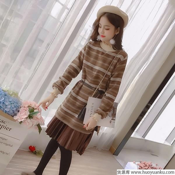 条纹撞色春光如此多娇-第1张图片-货源库 条纹撞色春光如此多娇-第1张图片-货源库