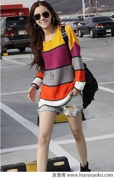 毛衣外套针织裙争奇斗艳-第4张图片-货源库