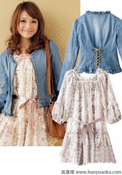 如何混搭碎花连衣裙-第2张图片-货源库