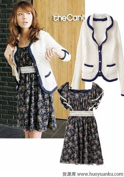 如何混搭碎花连衣裙-第3张图片-货源库