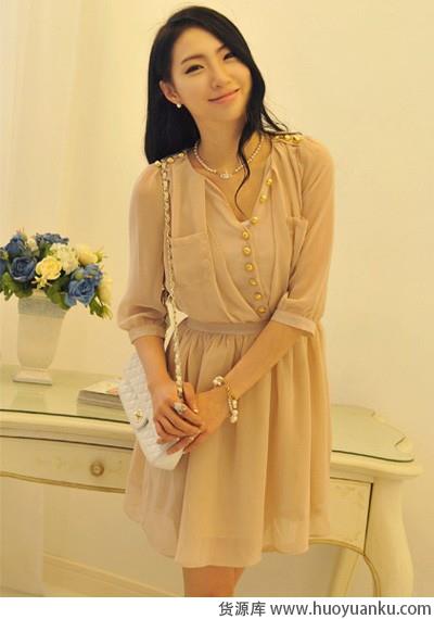 温婉女人味连衣裙-第5张图片-货源库