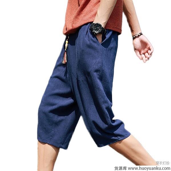 宽松七分裤刚柔并济不失男子力-第7张图片-货源库