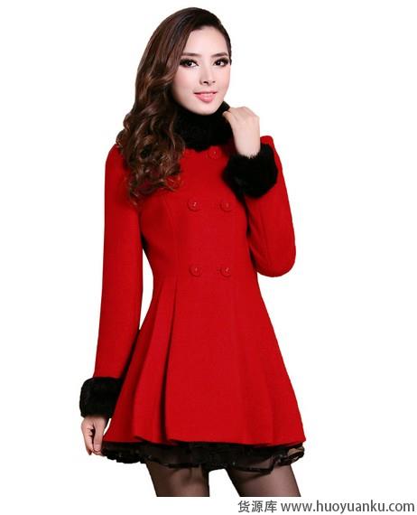 双排扣时尚不冷场-第2张图片-货源库