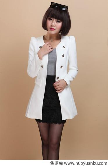 双排扣时尚不冷场-第3张图片-货源库
