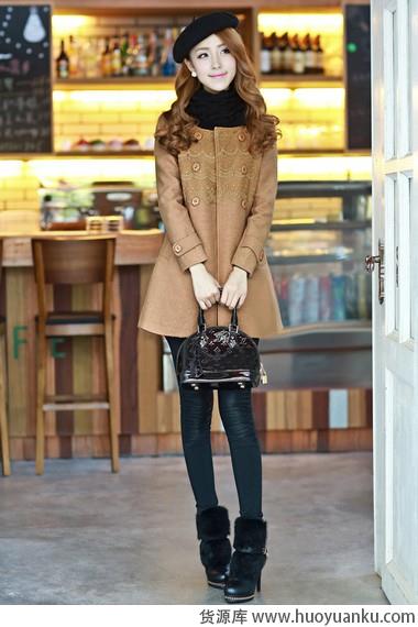 双排扣时尚不冷场-第4张图片-货源库