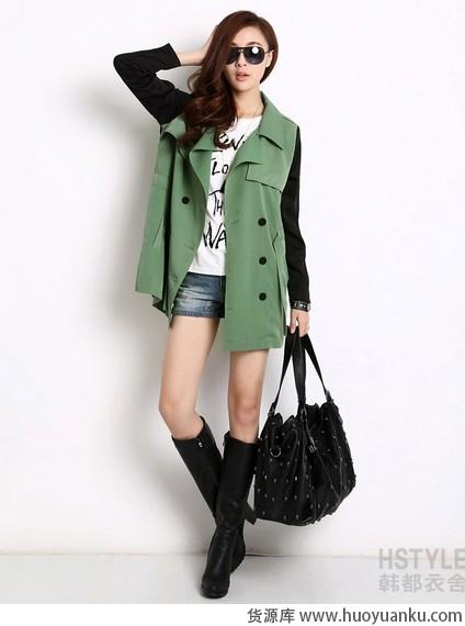 双排扣时尚不冷场-第7张图片-货源库
