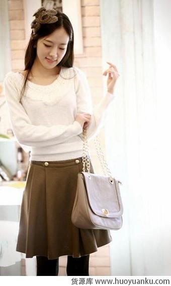 高亲和力白色毛衣-第3张图片-货源库