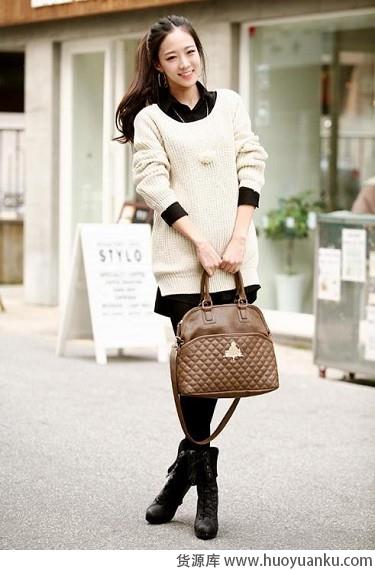 高亲和力白色毛衣-第4张图片-货源库