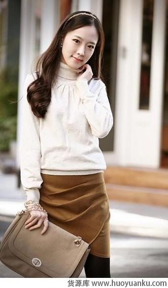 高亲和力白色毛衣-第5张图片-货源库