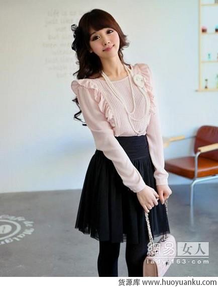 飘逸浪漫雪纺衫-第6张图片-货源库