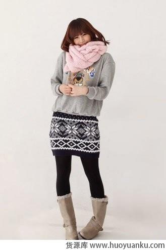 教你玩转围巾秀甜美-第3张图片-货源库