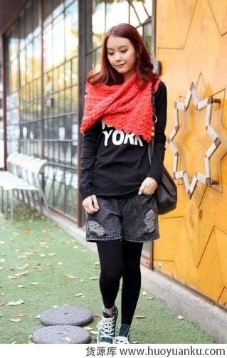 教你玩转围巾秀甜美（二）-第2张图片-货源库