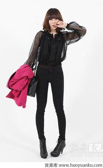 轻薄雪纺衫初春小性感-第1张图片-货源库 轻薄雪纺衫初春小性感-第1张图片-货源库