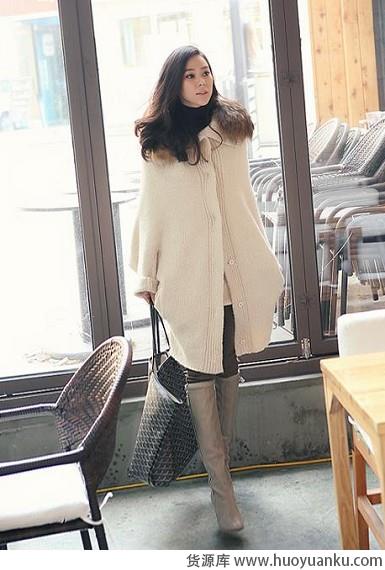 简单舒适宽松大毛衣-第5张图片-货源库