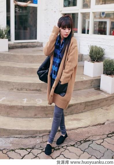 简单舒适宽松大毛衣-第6张图片-货源库