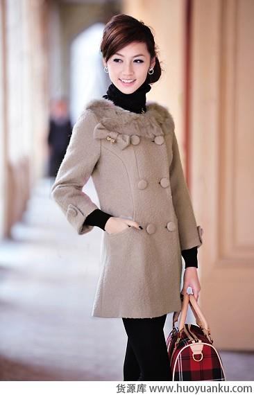 轻熟女冬日经典款大衣-第1张图片-货源库
