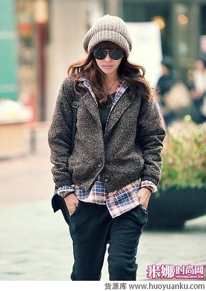 漂亮MM冬日个性混搭-第1张图片-货源库