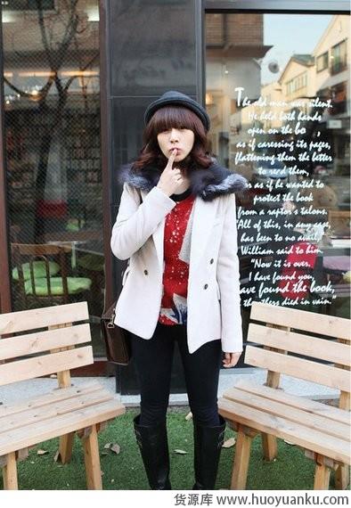 翻毛领外套让你潮到爆-第3张图片-货源库