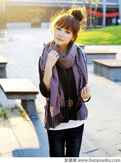 浓浓校园风的围巾搭配-第9张图片-货源库 浓浓校园风的围巾搭配-第9张图片-货源库