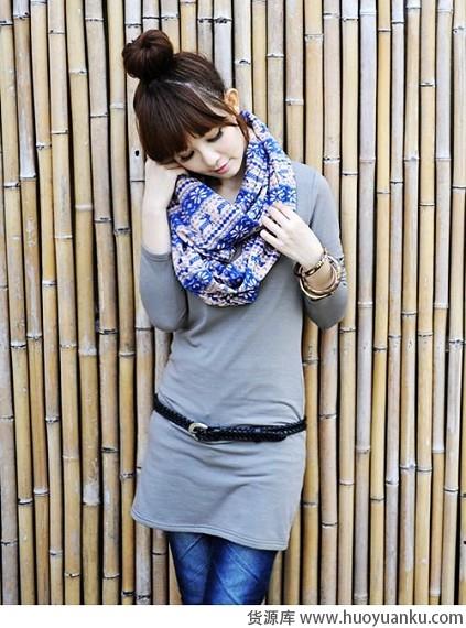 浓浓校园风的围巾搭配-第11张图片-货源库 浓浓校园风的围巾搭配-第11张图片-货源库