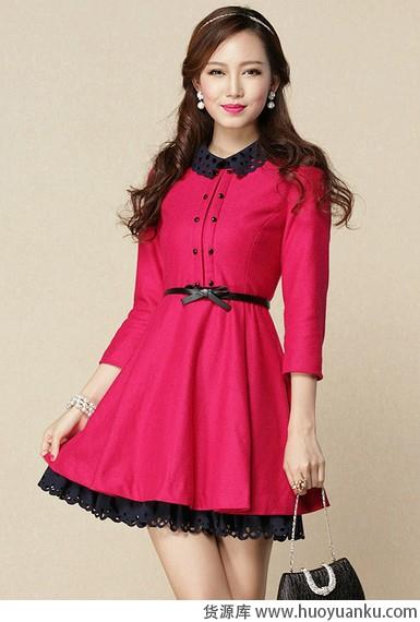 秋装俏打底还看小翻领-第7张图片-货源库