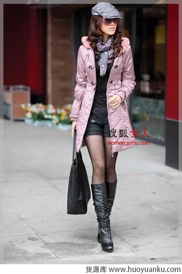 长款修身羽绒服温暖零负担-第2张图片-货源库