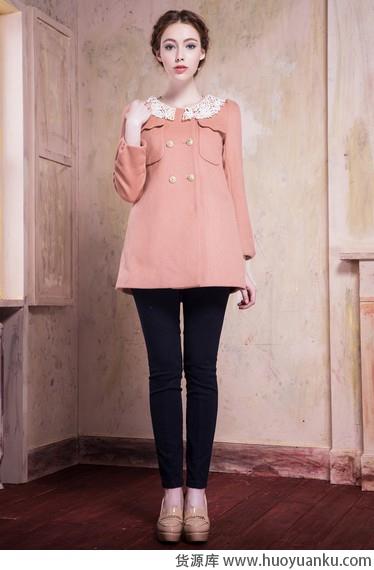 彩色的秋之毛呢大衣-第6张图片-货源库