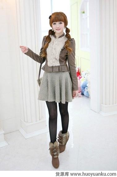 冬日公主装甜美化身俏佳人-第6张图片-货源库