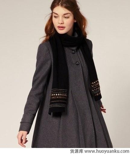 保暖百搭针织款围巾-第1张图片-货源库