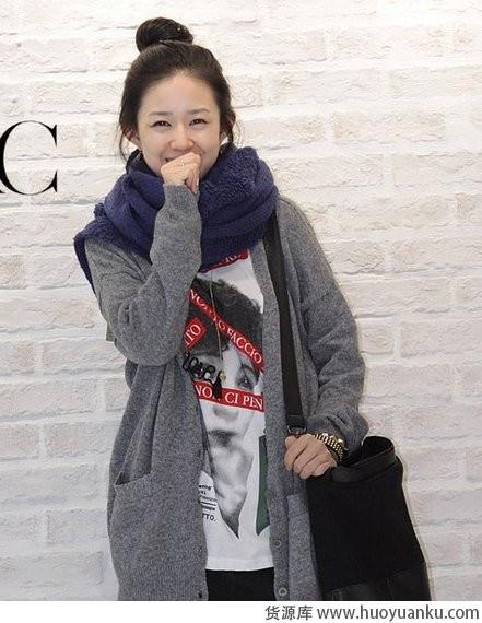 围巾的瘦脸搭配-第2张图片-货源库 围巾的瘦脸搭配-第2张图片-货源库