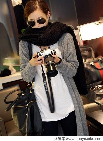 围巾的瘦脸搭配-第4张图片-货源库 围巾的瘦脸搭配-第4张图片-货源库