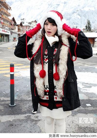 无敌甜美韩范大衣-第1张图片-货源库