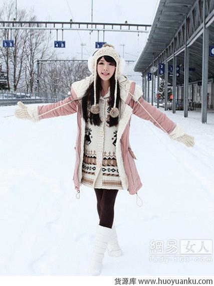 无敌甜美韩范大衣-第7张图片-货源库