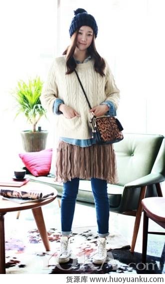 宽松毛衣年末遮赘肉-第3张图片-货源库 宽松毛衣年末遮赘肉-第3张图片-货源库