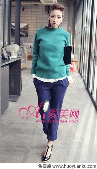 彩色毛衣的抢眼穿搭-第5张图片-货源库