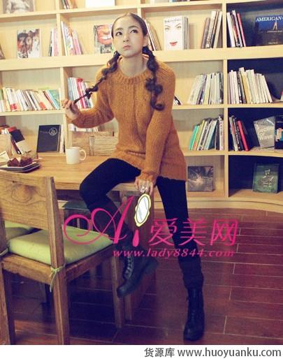 彩色毛衣的抢眼穿搭-第6张图片-货源库