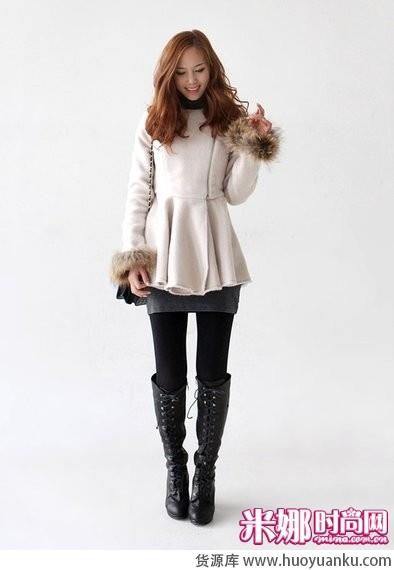 长筒靴帮忙打造细直美腿-第1张图片-货源库