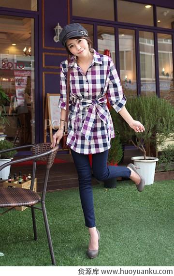 格纹衬衫大集合-第3张图片-货源库