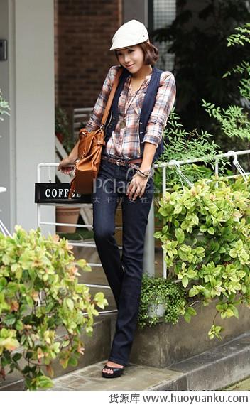 格纹衬衫大集合-第4张图片-货源库