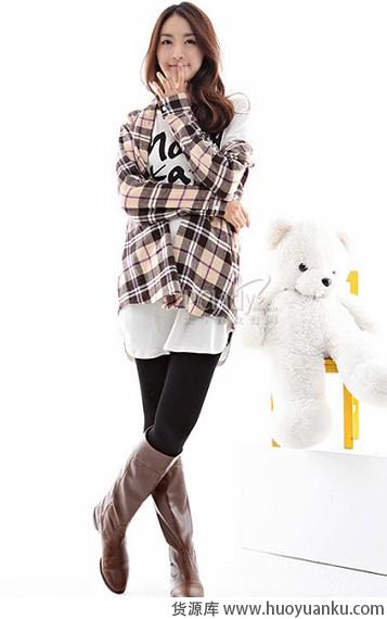 格纹衬衫大集合-第6张图片-货源库