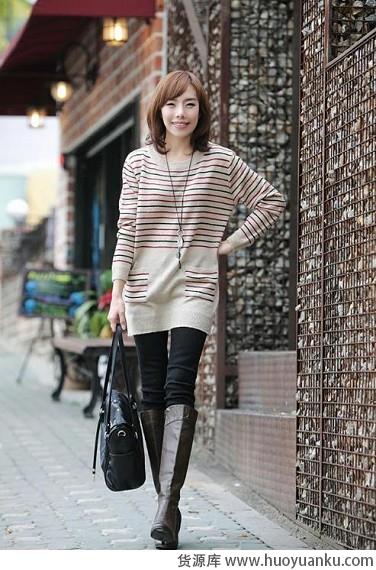 基本款高筒靴的出彩搭配-第2张图片-货源库 基本款高筒靴的出彩搭配-第2张图片-货源库