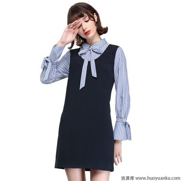 假两件连衣裙，轻轻套上就能优雅出行-第3张图片-货源库