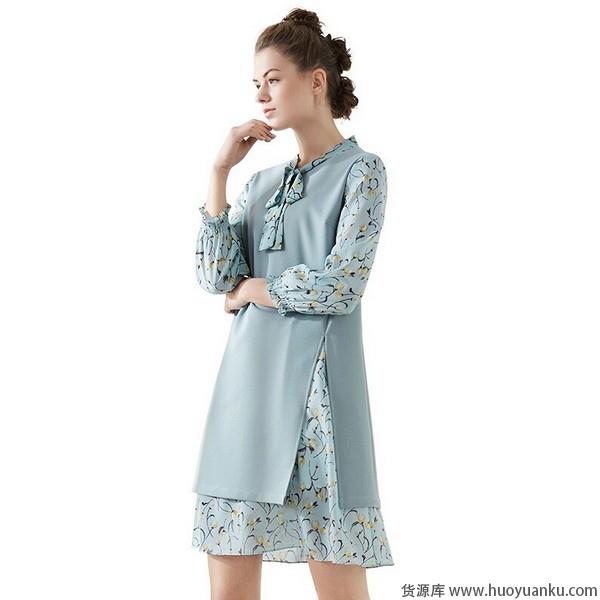 假两件连衣裙，轻轻套上就能优雅出行-第6张图片-货源库