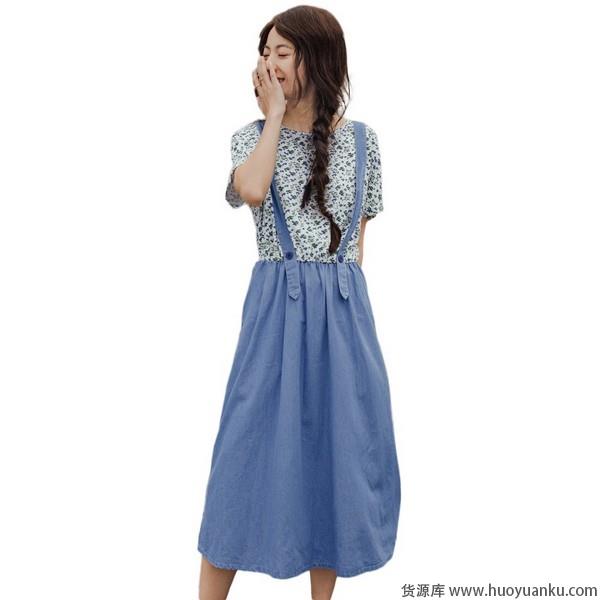 假两件连衣裙，轻轻套上就能优雅出行-第8张图片-货源库