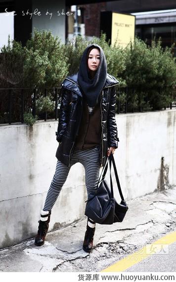 一件羽绒服的四种风格八款搭配-第5张图片-货源库 一件羽绒服的四种风格八款搭配-第5张图片-货源库