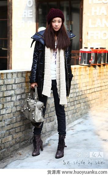 一件羽绒服的四种风格八款搭配-第6张图片-货源库 一件羽绒服的四种风格八款搭配-第6张图片-货源库